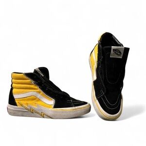 Vans Black And Yellow Sneakers
